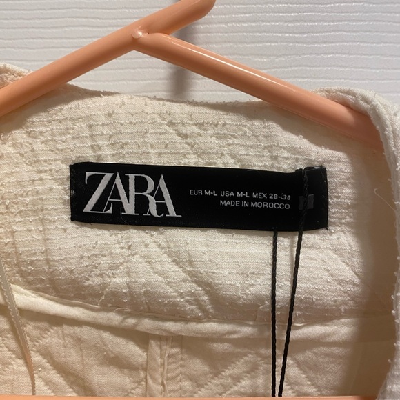 Zara Belted Sweater Jacket Cardigan Size M-L NWT - Picture 15 of 15